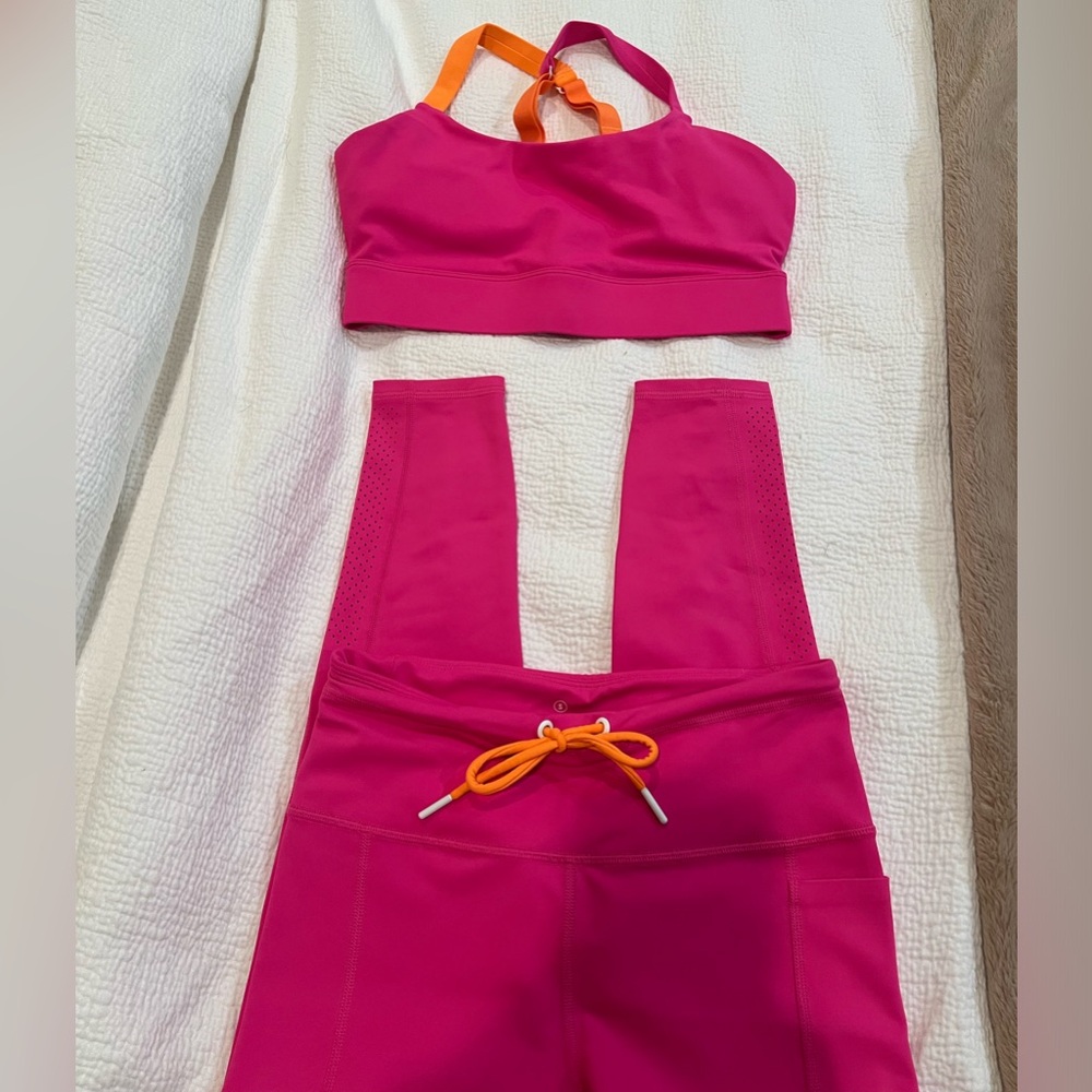Lily of pink workout set